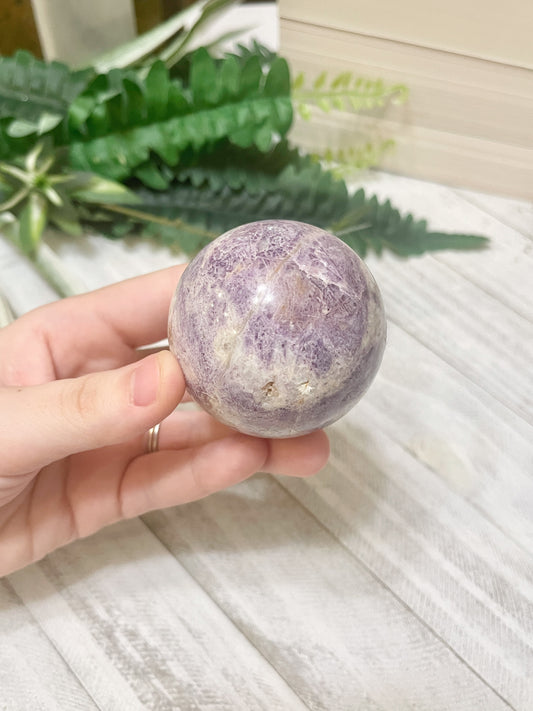 sm fluorite sphere