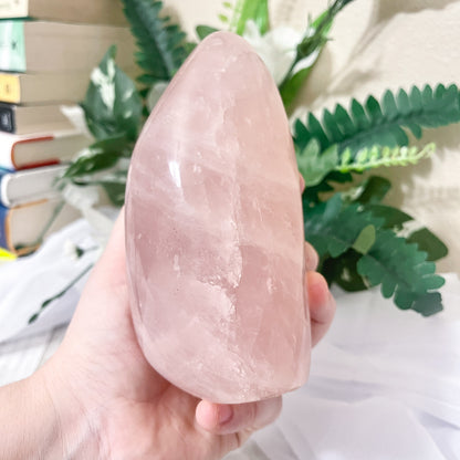 LG rose quartz freeform