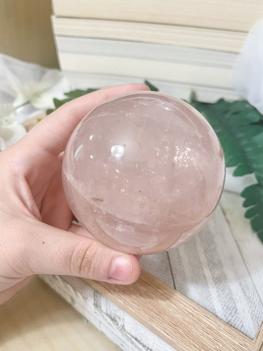 rose quartz sphere