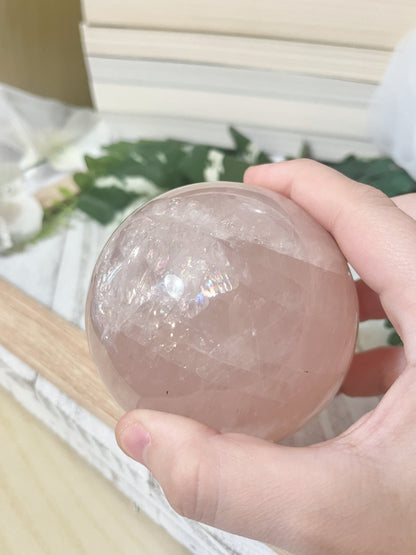 rose quartz sphere