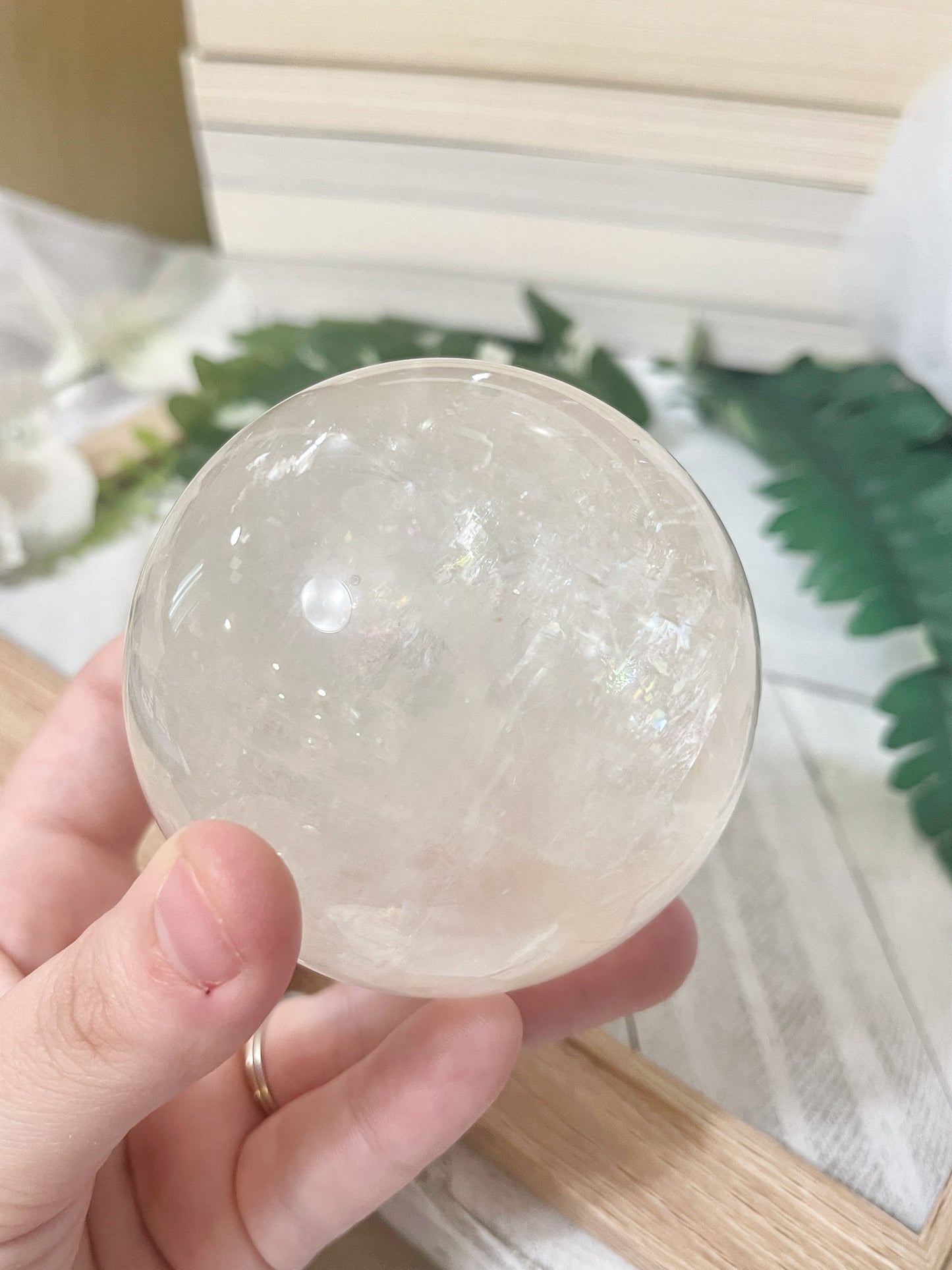 clear quartz sphere