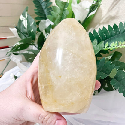 lemon quartz freeform