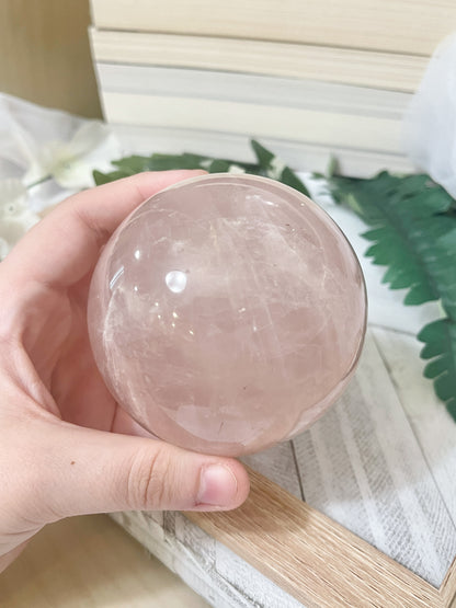 rose quartz sphere