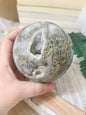 moss agate sphere