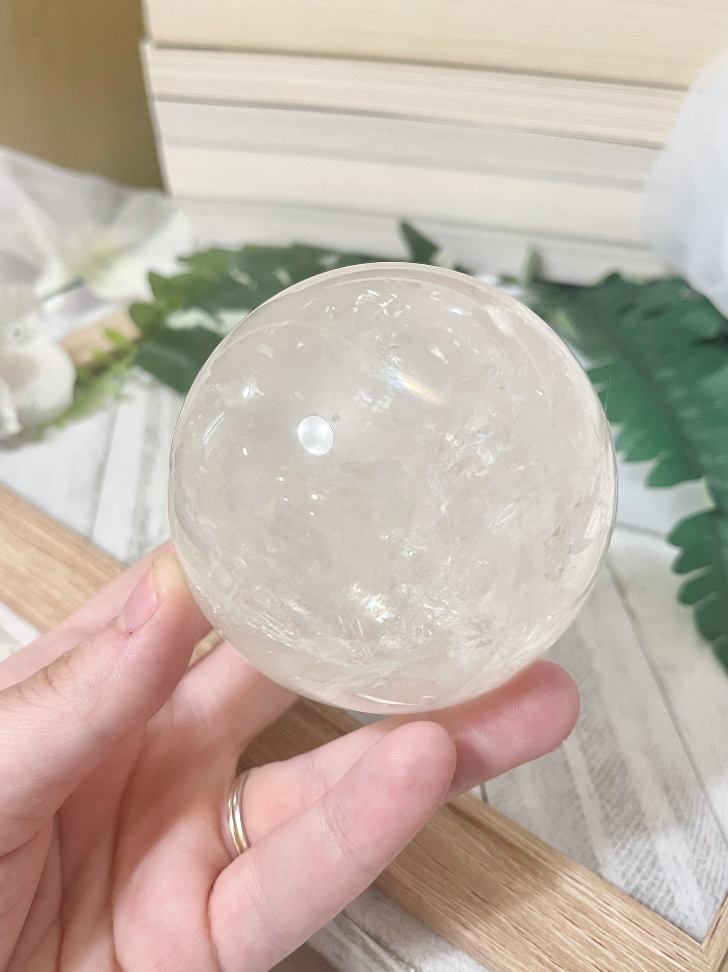 clear quartz sphere