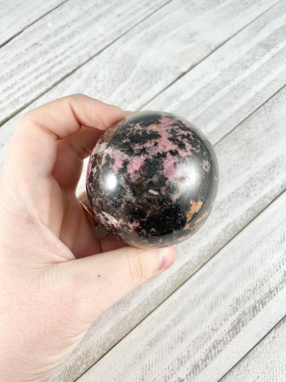 rhodonite sphere